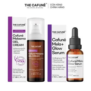 [COMBO MUA 1 NHẬN 2] Kem Làm Mờ Thâm Nám, Dưỡng Trắng Sáng Và Đều Màu Da Tối Ưu Cafuné Melasma Gel Cream 28g – Tặng Dưỡng Chất Serum Giảm Thâm Nám, Tàn Nhang Và Dưỡng Da Sáng Mịn 19ml