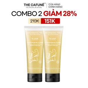 [MUA 2 GIẢM 28%] Combo 2 Sữa rửa mặt cafuné chiết xuất gừng và niacinamide thích hợp cho da thường, da mụn 120ml